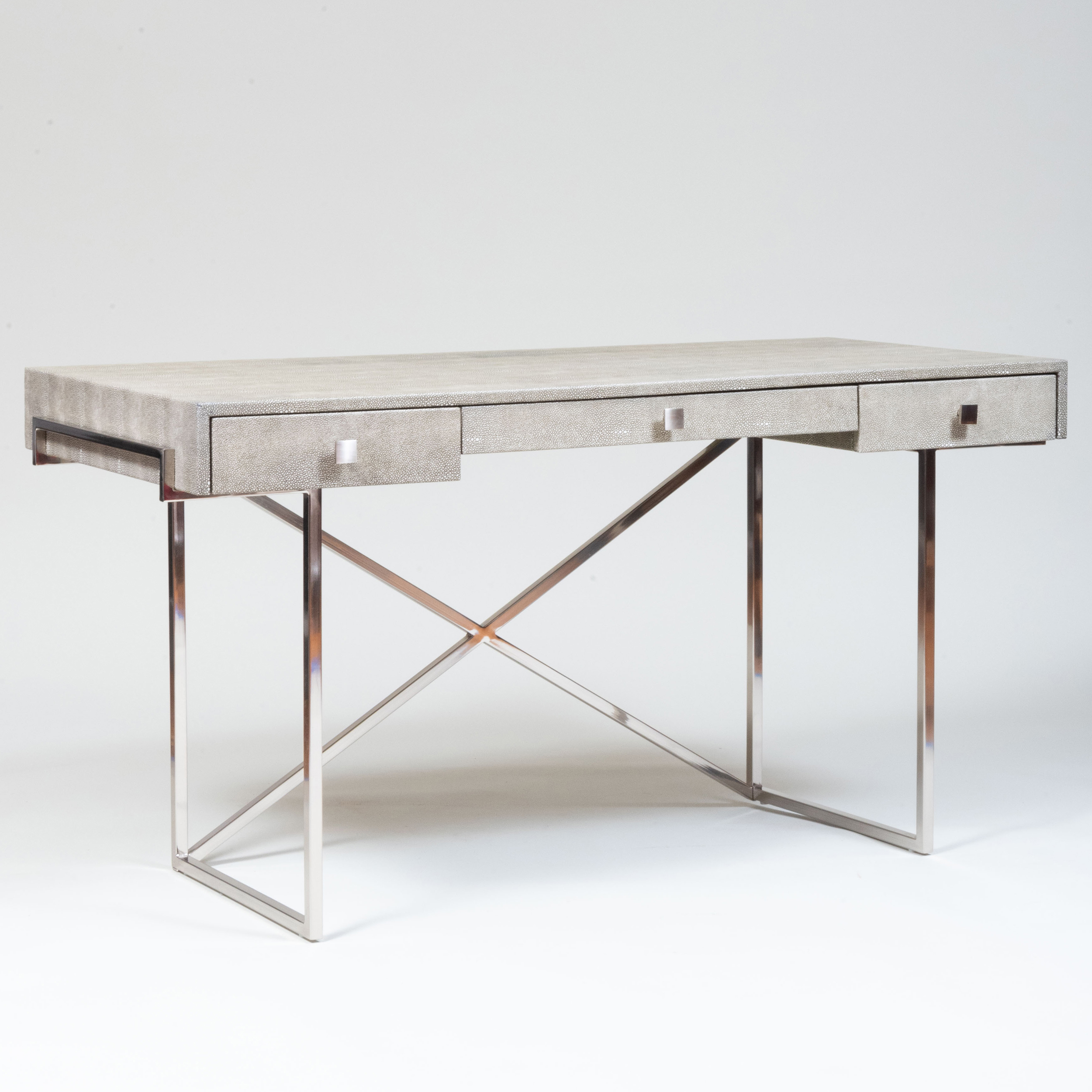 cb2 shagreen desk