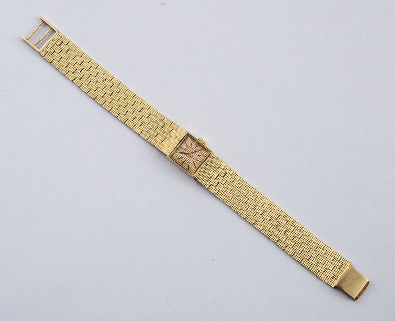 Lady's 14k Gold Wristwatch, Tiffany & Co.