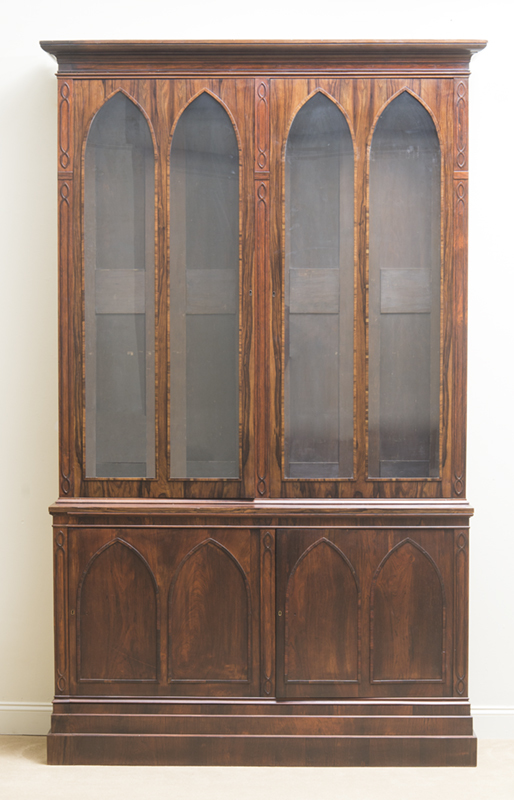 AMERICAN ROSEWOOD BOOKCASE