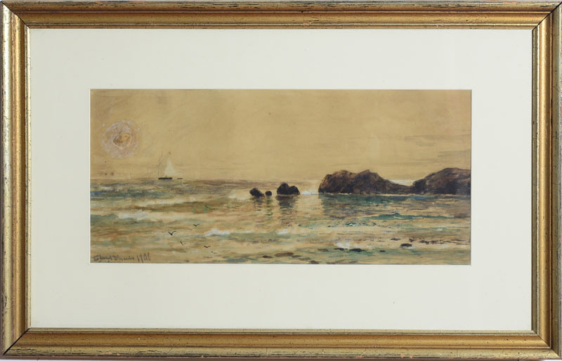 EDMUND DARCH LEWIS (1835-1910): SEASCAPE
