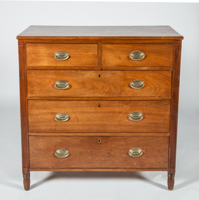 Federal Walnut Chest of Drawers
