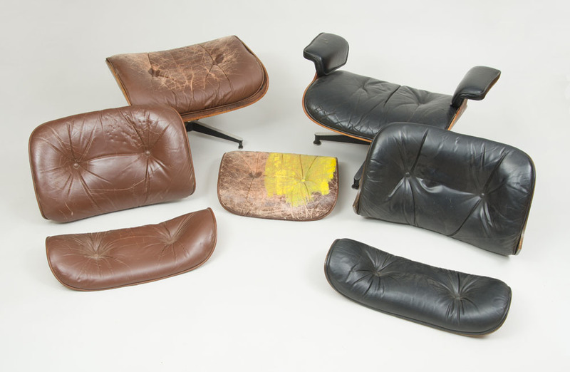 Group of Eames Lounge Chair Parts