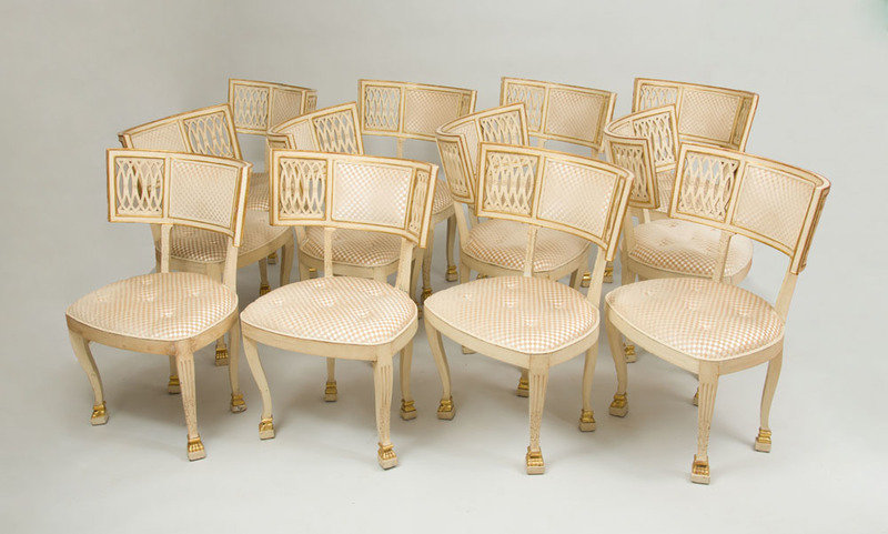 Syrie Maugham (Attribution), Twelve Side Chairs