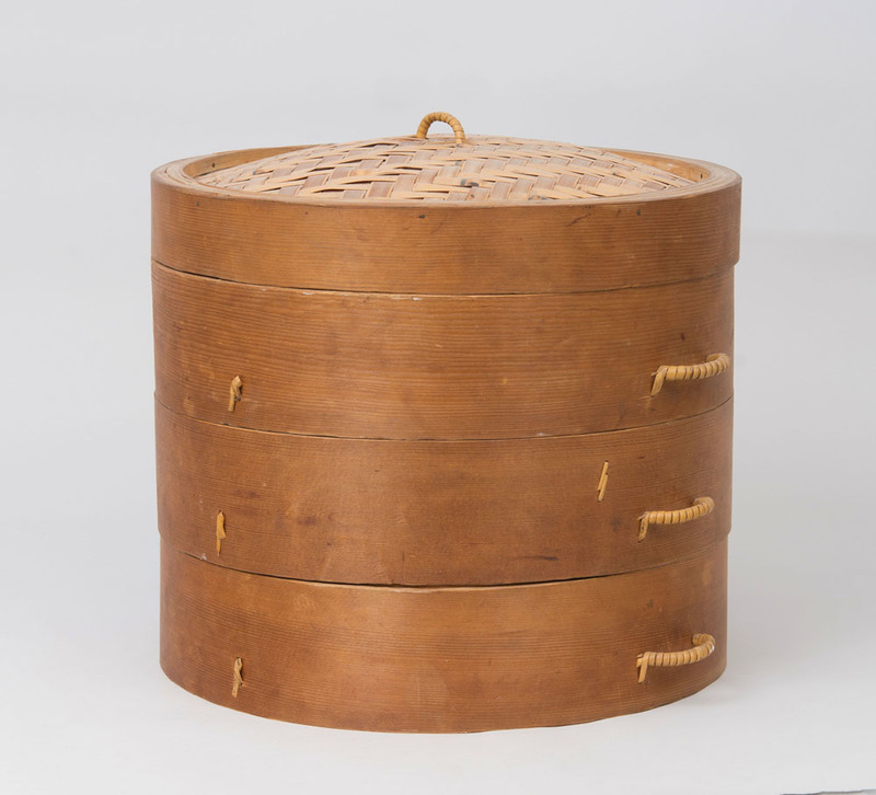 Large Chinese Three-Tier Stacking Dumpling Steamer