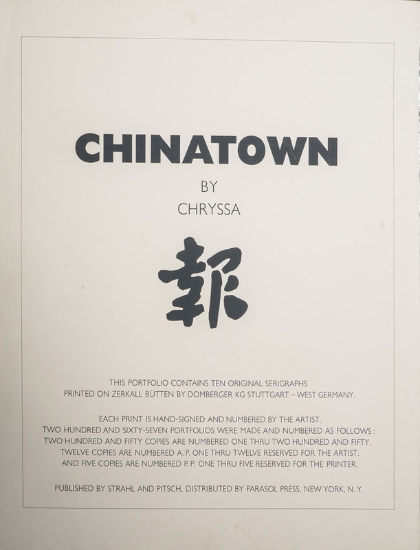 Chryssa (1933-2013): Chinatown Portfolio