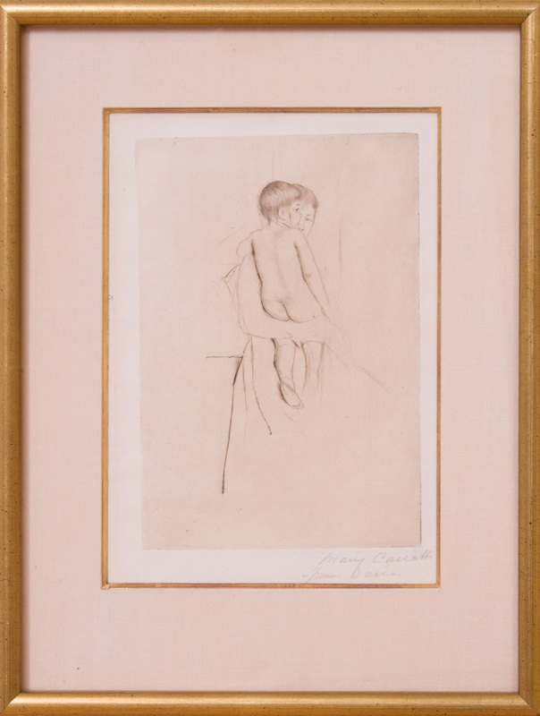 MARY CASSATT (1844-1926): BABY'S BACK