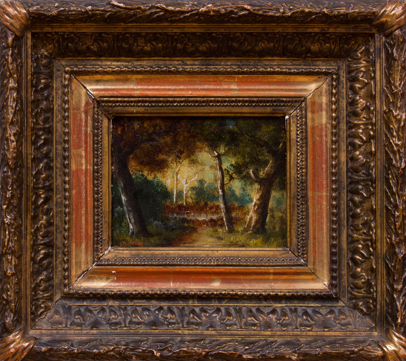 NARICISSE VIRGILE DIAZ DE LA PEÑA (1807-1876): SUNLIGHT BREAKING THROUGH THE TREES