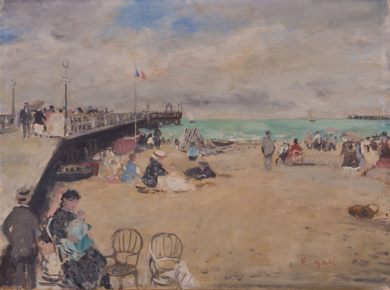 ATTRIBUTED TO FRANÇOIS GALL (1912-1987): AT THE SEASIDE