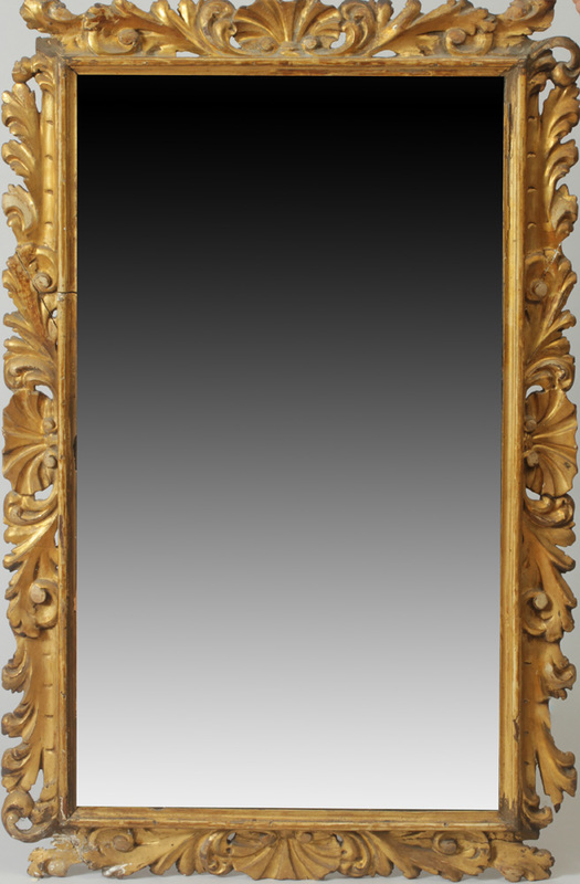 French Carved Giltwood Mirror