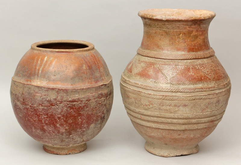 Two Pottery Jars