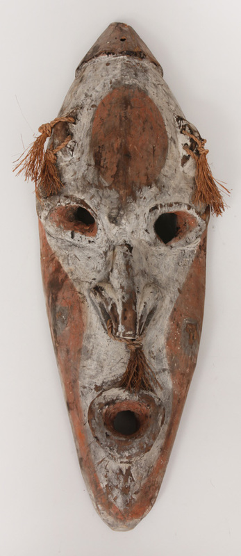 Oceanic Carved and Painted Wood Face Mask