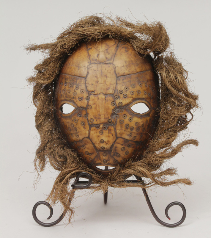 Tribal Engraved Tortoiseshell Mask
