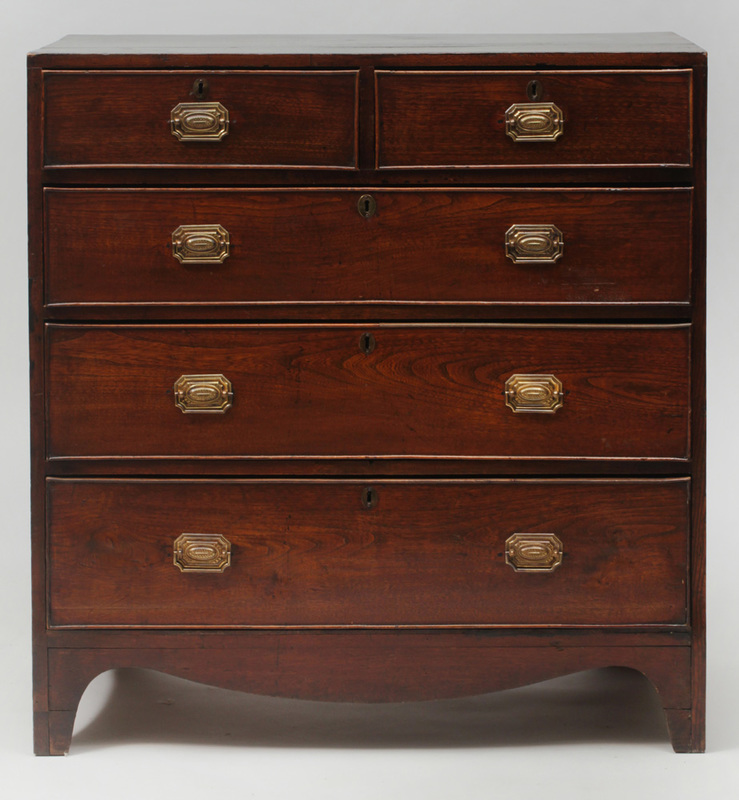 George III Stained Oak Chest of Drawers