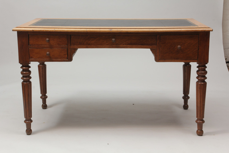 Victorian Oak Writing Table