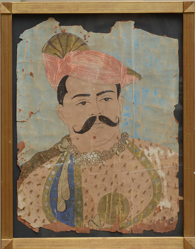 Indian School: Man with Moustache and Turban