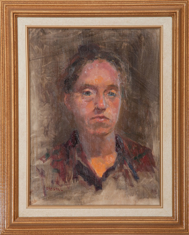 Susan Grisell (b. 1946): Portrait of a Woman