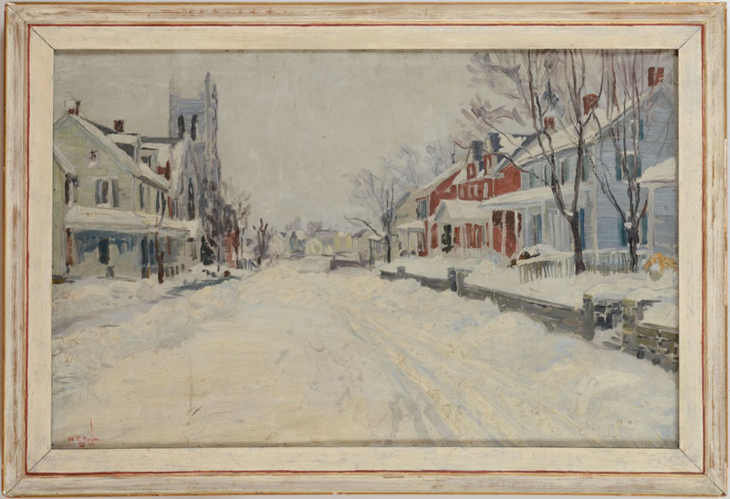 WALTER EMERSON BAUM (1884-1956): WINTER SCENE