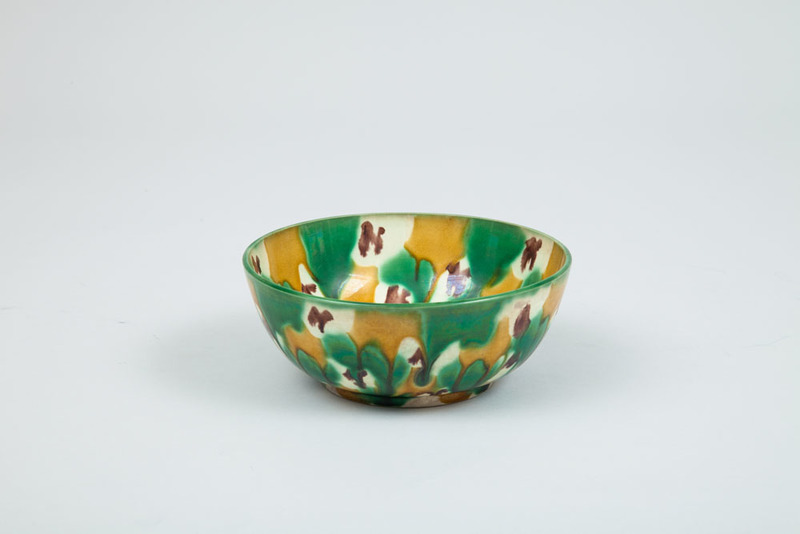 Chinese Sancai-Glazed Pottery Bowl