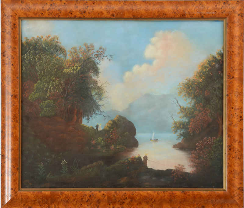 AMERICAN SCHOOL: VIEW OF THE HUDSON RIVER