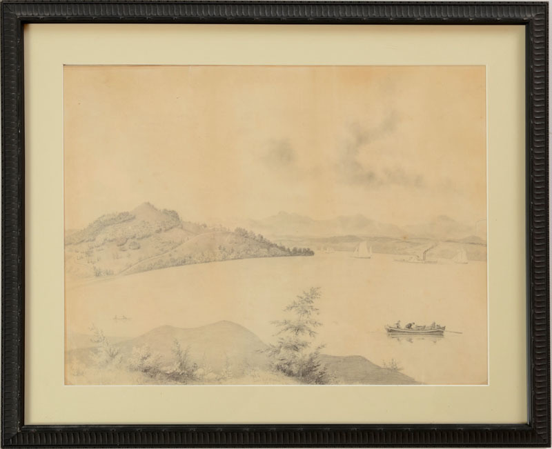 EDWIN WHITEFIELD (1816-1892): VIEW OF THE HUDSON RIVER