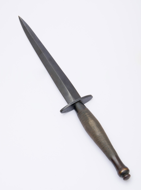 CONTINENTAL BRONZE AND METAL DAGGER-FORM LETTER OPENER