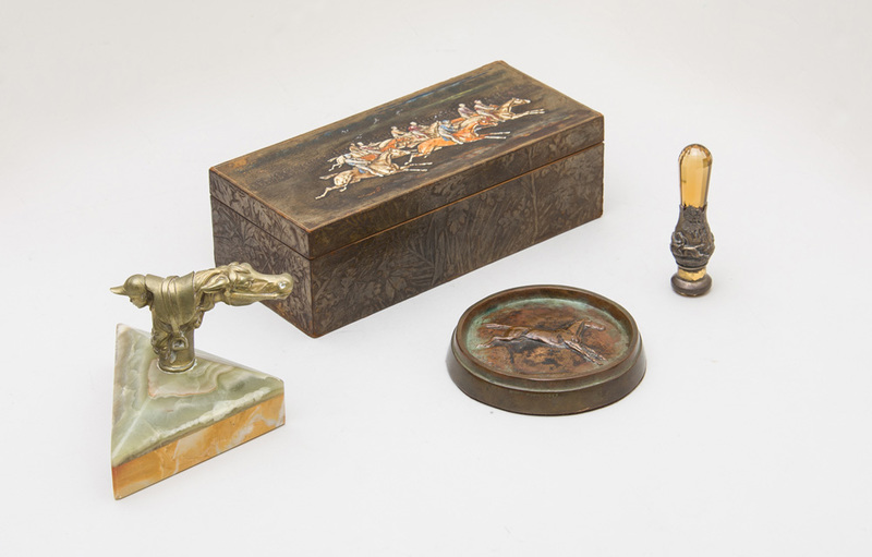 GROUP OF FOUR HORSE-RELATED ARTICLES