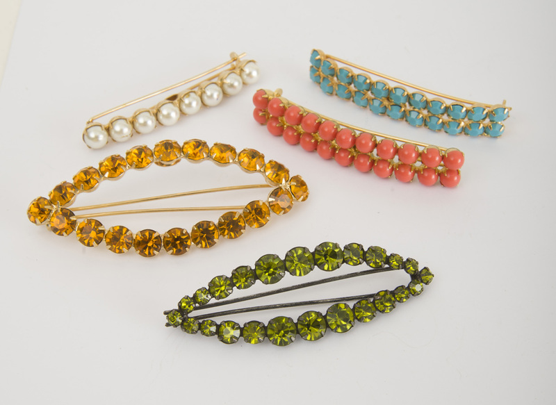 Five Kenneth Jay Lane Barrettes