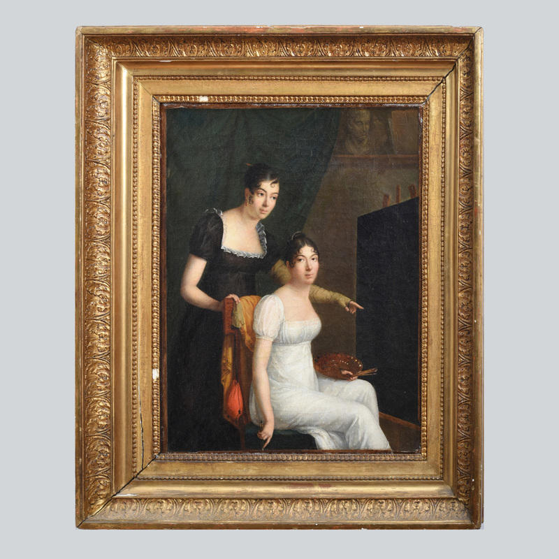 European School:  Two Women Painting