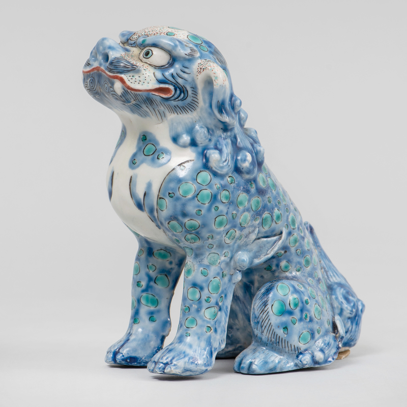 Japanese Porcelain Model of a Buddhistic Lion