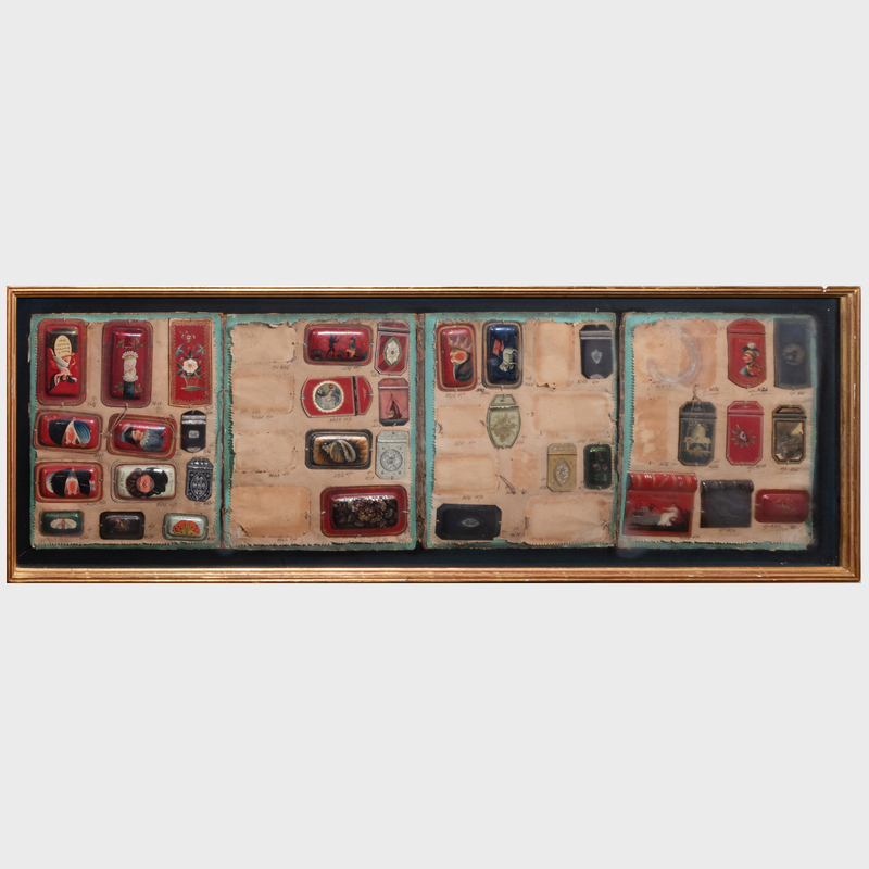 Group of Framed Box and Case Covers