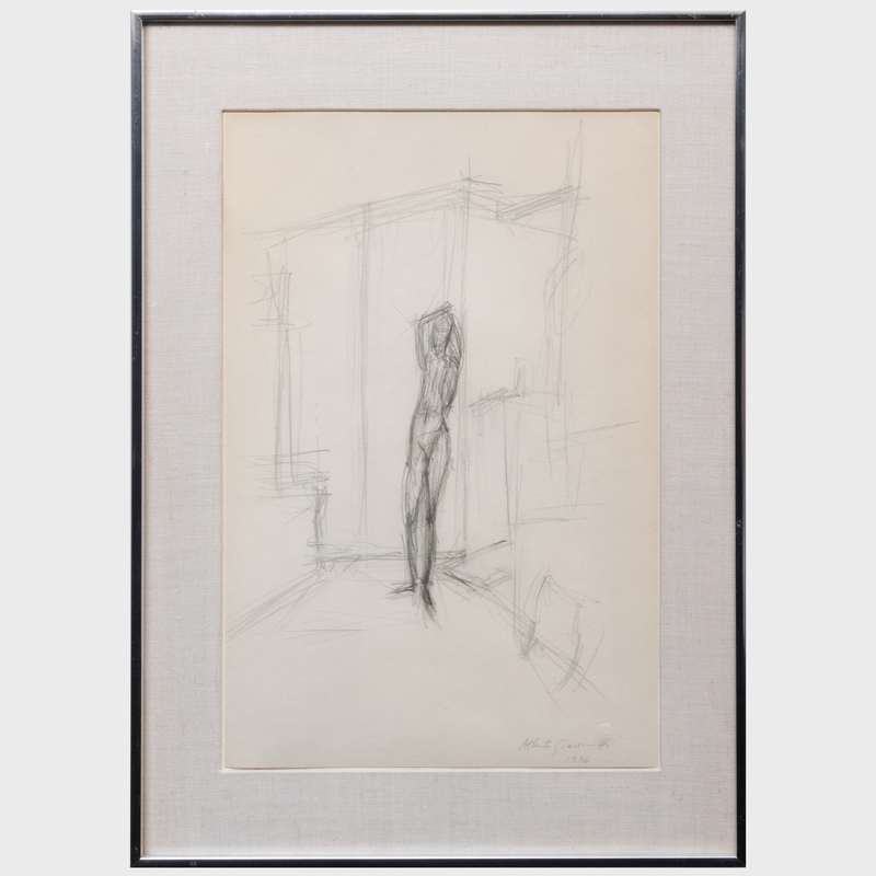 After Alberto Giacometti (1901-1966): Face and Figure Studies: Five Images