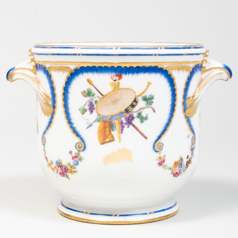 Sèvres Porcelain Glass Rinser