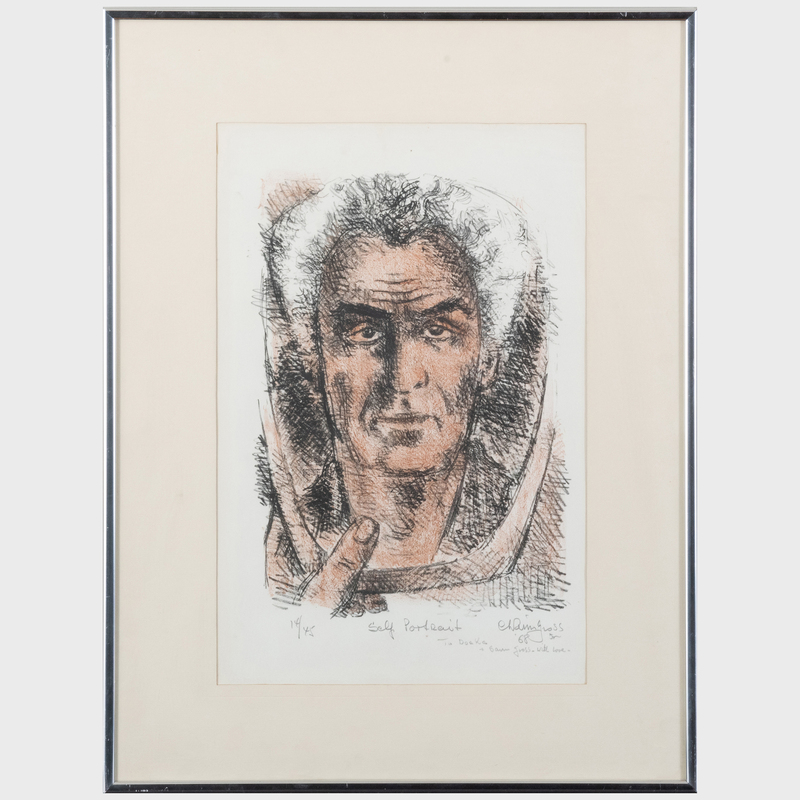 Chaim Gross (1904-1991): Self Portrait