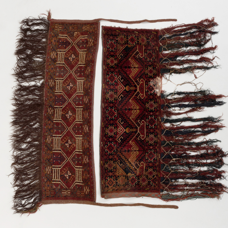 Two Fringed Caucasian Rugs