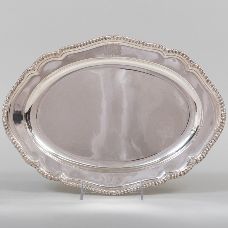 George III Silver Meat Platter