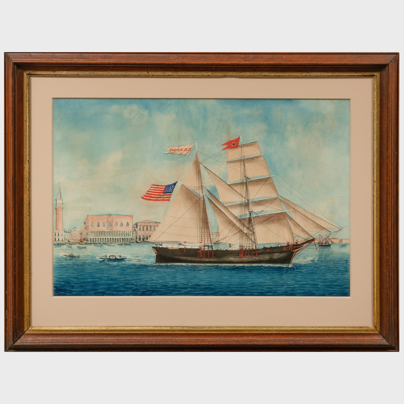 American School: Clipper Ship H.H. Wright in Venice