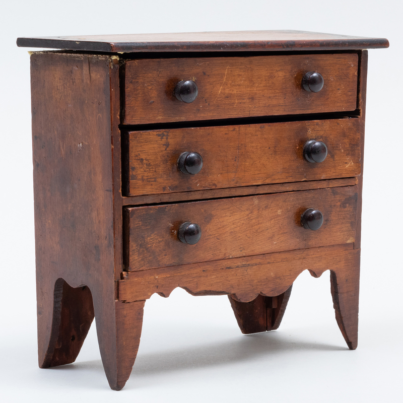 Miniature Federal Chest of Drawers
