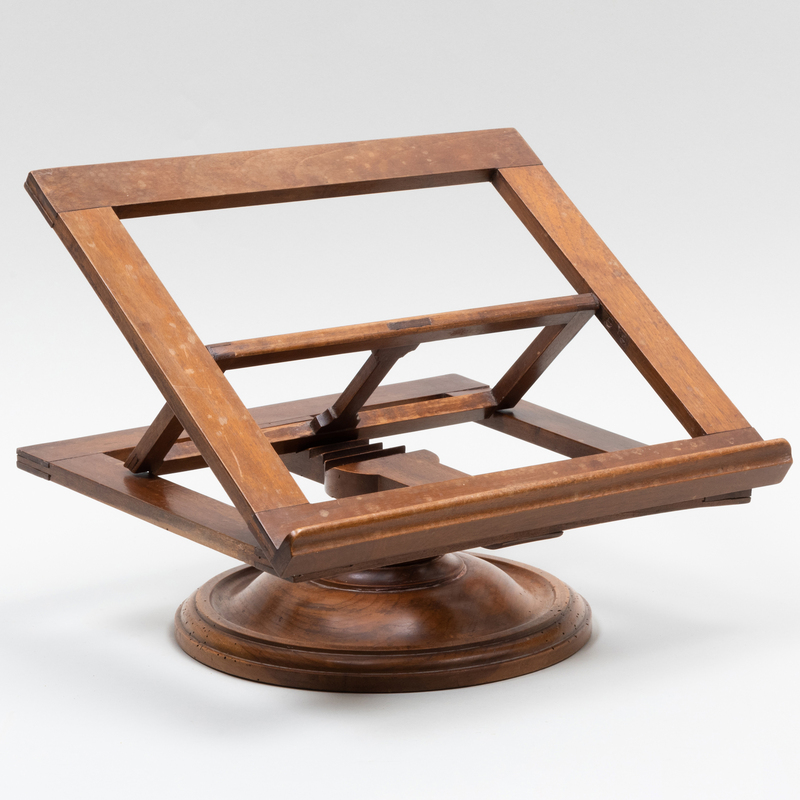 Adjustable  Oak Book Stand