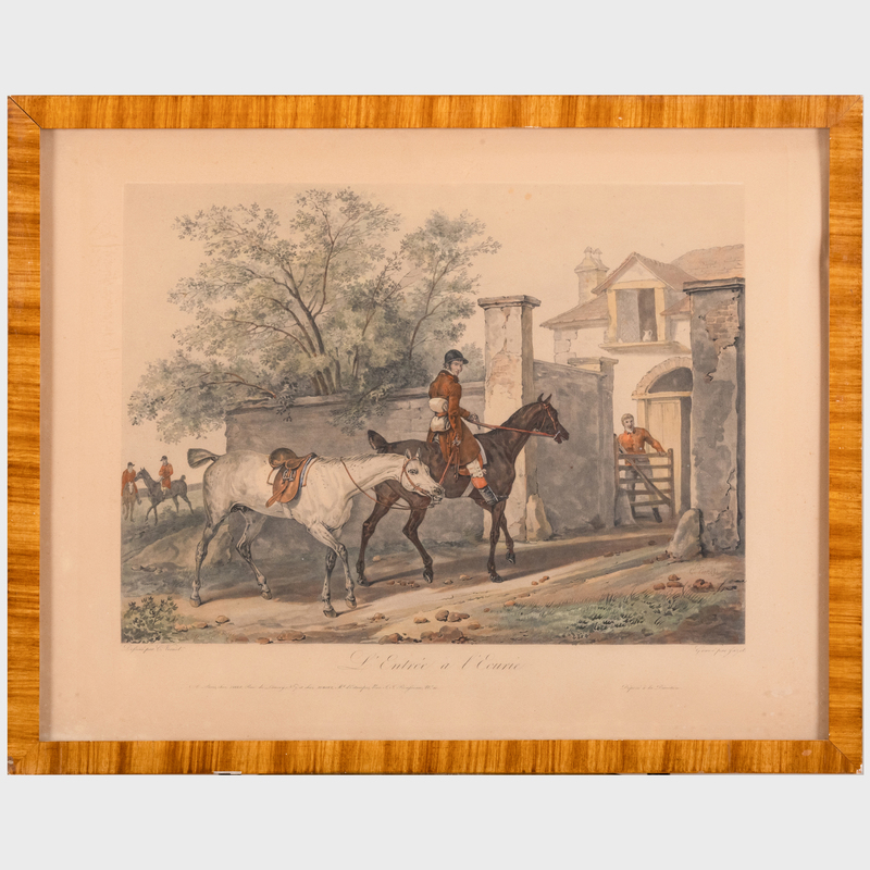 After Claude Vernet (1714-1789): L'Entrée à l'Ecurie