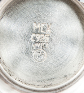 Two Mexican Silver-Gilt Cups and a Mexican Silver Cup