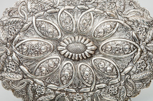 Fourteen Silver-Plated Mirror Backs