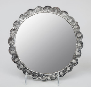 Fourteen Silver-Plated Mirror Backs