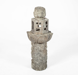 JAPANESE STONE GARDEN LANTERN