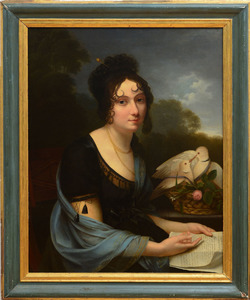 FRENCH SCHOOL: PORTRAIT OF A LADY, SAID TO BE MADAME DE RECAMIER