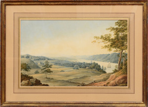 AMERICAN SCHOOL: PORTION OF THE HUDSON, 5 MILES ABOVE POUGHKEEPSIE