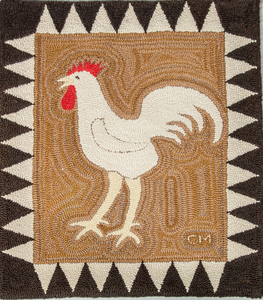 Group of Four Hooked Rugs, 20th Century