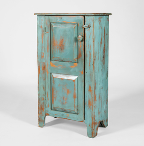 American Blue Stained Pine Cabinet, Modern