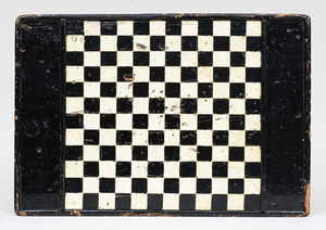 Two Painted Wood Chessboards