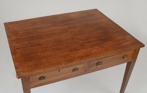 George III Inlaid Mahogany Writing Table