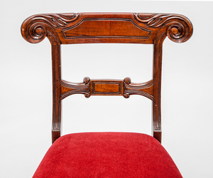 William IV Carved Mahogany Side Chair